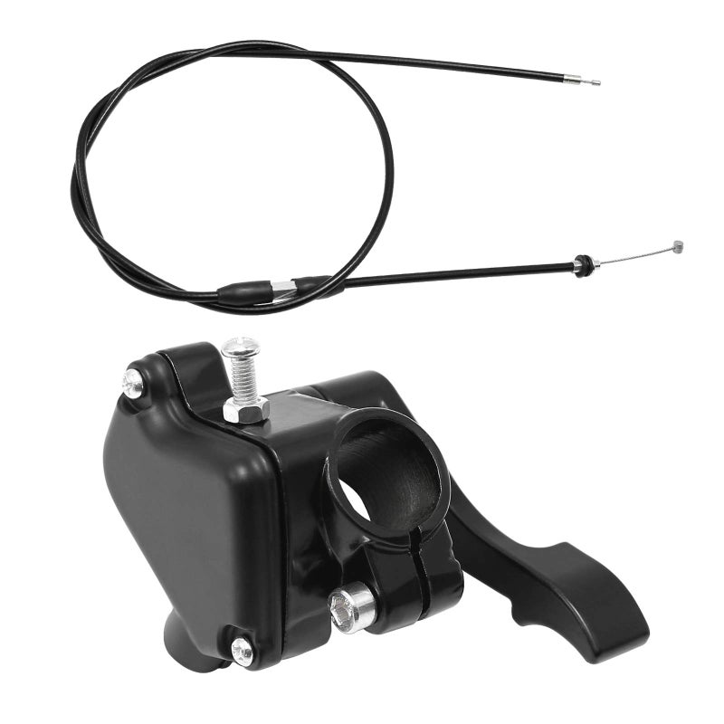 Anxingo 7/8'' 22mm Thumb Throttle Cable Accelerator Control Handle Assembly Replacement for 50cc - 250cc TaoTao ATV Quad Go Kart Pit Bike - Image 1